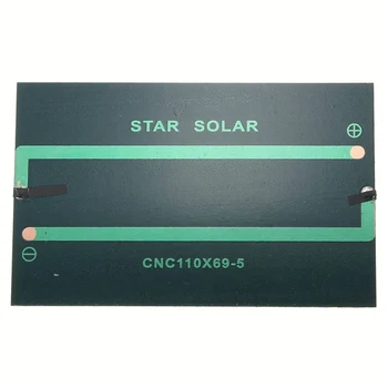 1.25 W 5V 250MA Negru panou solar