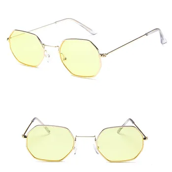 ASUOP nou hexagon doamnelor moda ochelari de soare brand clasic design retro rotund bărbați ochelari cadru de fier UV400 ochelari de soare