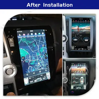 Tesla Android cu Ecran De 9 Mașină Player Multimedia Pentru Toyota Tundra, Sequoia 2007-2013 mașină de Navigare GPS Audio stereo Radio unitatea de cap