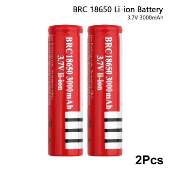18650 Baterie Litiu 3,7 v 3000mah 2 buc 18650 Baterie Reîncărcabilă Li-ion Baterie Pentru Lanterna Power Bank Echipamente Audio Camera