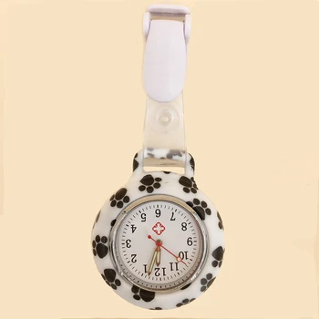 Fierbinte Vinde Moda Ceasuri de Buzunar Silicon Asistentă Brosa Tunica Fob Ceas Medical reloj de bolsillo