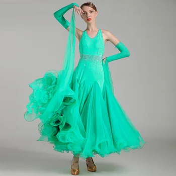 Rochie de bal concurs de dans rochii pentru dans paiete rochie vals dans îmbrăcăminte tangoul rochie de dans rumba costum