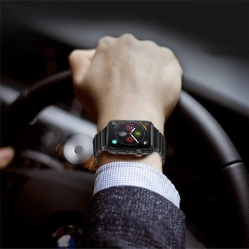 Correa pentru apple watch band Seria 3 4 5 44mm 40mm 38mm 42mm pulseira pentru iwatch curea ceramică Brățară inteligent ceas watchbands