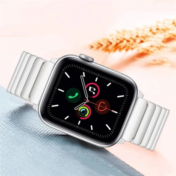Correa pentru apple watch band Seria 3 4 5 44mm 40mm 38mm 42mm pulseira pentru iwatch curea ceramică Brățară inteligent ceas watchbands