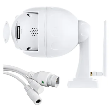 5MP HD WiFi Wireless PTZ IP Camera de 5.0 Megapixeli cu Zoom 15X Umane Detecta Piesa Auto P2P de Supraveghere de Securitate PoE CCTV rezistent la apa