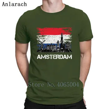 Amsterdam Tricou Interesant Primăvară Normală Casual S-XXXL Model pentru a Crea Tricou de Bumbac