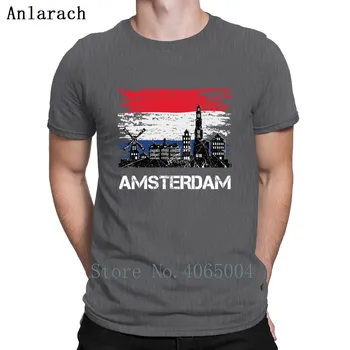 Amsterdam Tricou Interesant Primăvară Normală Casual S-XXXL Model pentru a Crea Tricou de Bumbac