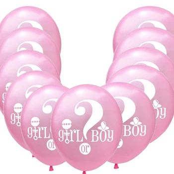 Fată Sau Băiat Latex, Baloane Nunta, Ziua De Gen A Arătat Albastru Roz Baby Shower Balon