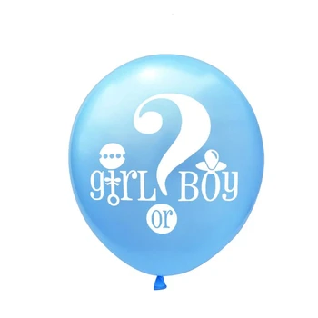 Fată Sau Băiat Latex, Baloane Nunta, Ziua De Gen A Arătat Albastru Roz Baby Shower Balon