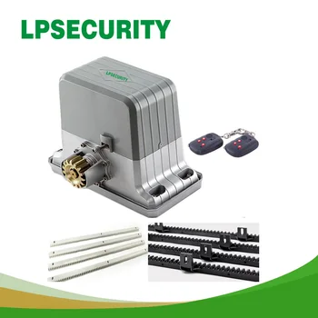 LPSECURITY 1800kg 6 keyfobs automată GSM pentru porți culisante motoare/automate glisante poarta deschizator de motor 6m sau 7m rack 1 photoccell
