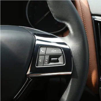 Pentru Maserati Levante Pentru Ghibli Pentru Quattroporte 2016 Car Styling ABS Volan Butonul de Acoperire Cadru Trim Autocolant Accesorii