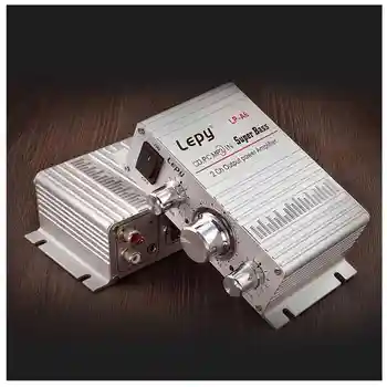 Lepy Auto Moto MP3 MP4 Hi-Fi Stereo Mini Amplificator 12V 2A