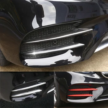 Styling auto din Față Lămpile de Ceață Spate Capac Grila Lamele proiectoare Ceata Tapiterie Benzi pentru Mercedes Benz E-Class W213 2016 2017 2018 E43 AMG