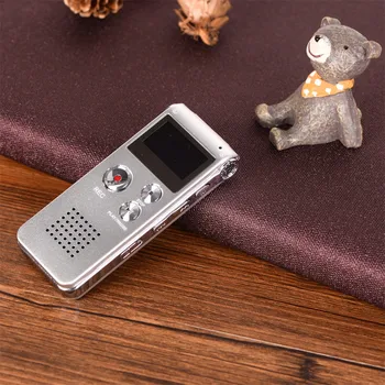 HIPERDEAL Recorder de Voce 2019 8GB Reîncărcabile de Oțel Sunet DIGITAL Voice Recorder Dictafon MP3 Player Record Mini Player Apr16
