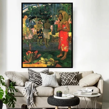 Moderne Paul Gauguin Panza Pictura Scandinave Postere si Printuri de Arta de Perete de Imagine pentru Camera de zi de Decorare Acasă Cuadros