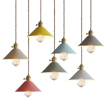 Nordic Moderne Colorate Pandantiv Lampă de Decoratiuni de Craciun pentru Casa de Iluminat Lampa de Camera de zi Studiu Sufragerie Dormitor