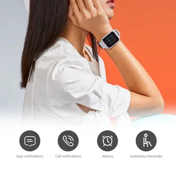 Fabrica originalAmazfit Bip Ceas Inteligent Multi Language Smartwatch Watchs Întotdeauna Pe Ecran de 45 de Zile de Baterie pentru Telefon Android IOS