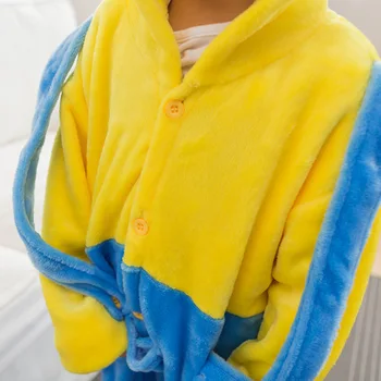 Animale Anime Albastru Galben Cosplay Costum de Pijama halloween Unisex Boy Fata de Copii Pijama Salopeta Pijama Copii