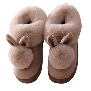 Papucii Fluffy Pantoufles Papuci de Desene animate Drăguț Iepure de uz Casnic Cald Pufos de Pluș Papuci pentru Femei PR Vânzare