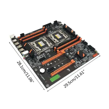 X99 Dual Server de Calculator Placa de baza despre lga2011-3 CPU Memorie DDR4 Joc Placa de baza B95C