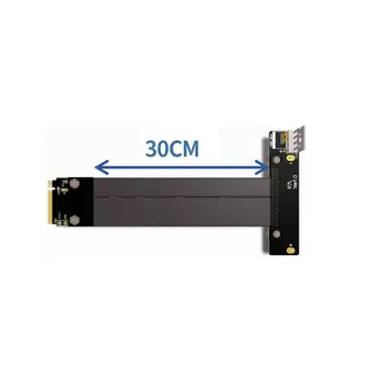 Extender Cablu U2 interfață SFF-8639 ( U. 2 ) pentru M. 2 pentru NVMe pentru unitati solid state Cheie cheie M-M M2 Adaptor Riser Card Panglică 30cm Pentru U. 2 SSD