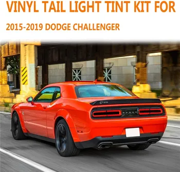 Bolaxin Fum Întunecat Vinil Coada Tentă de Lumină Kit pentru Dodge Challenger-2019