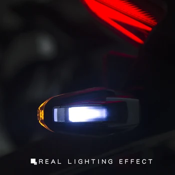 SRXTZM 2 BUC/Pereche Calitate Superioara Motocicleta Flush Mount semnalizare Semnalizare Lumină Accesorii pentru Motociclete Albastru Alb Rosu Culori