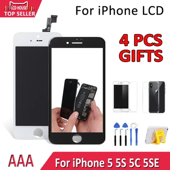 Grad de Calitate AAA Ecran Pentru iPhone 5 5C 5S 5SE Display LCD Touch Screen, Digitizer Inlocuire Față Modul de Reparare Piese