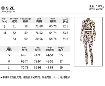 2020 Femei Haine De Toamna Homewear Leopard De Imprimare Topuri Cu Maneci Lungi Guler Pantaloni 2 Seturi De Piese De Costume De Trening