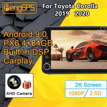 Pentru Toyota Corolla Android Radio 2019 2020 Auto Multimedia Player PX6 Stereo Radio Navi GPS Șef unitate de 11.8 inch NR. 2 DIN DSP