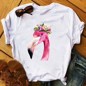 Femeile 2020 Primavara-Vara Moda Animal Vulpe Îmbrăcăminte de Imprimare Lady Femei Top Doamnelor Grafic Femei T Shirt, T-shirt, Tee T-Shirt