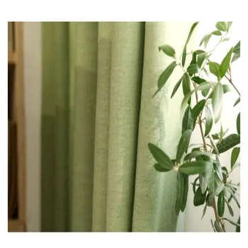 Lenjerie de pat semi shad cortina de pânză ramie cortina Japonez stil Nordic din bumbac lenjerie de perdea modernă Chineză simplă perdea personalizat