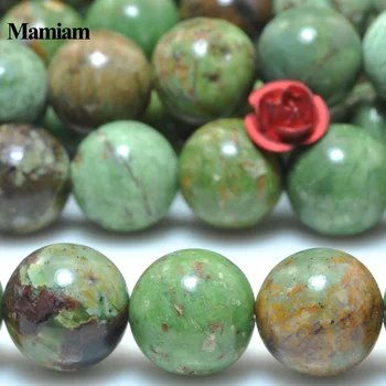 Mamiam Natural Verde Opal Margele de 8-12mm Buna Liber Piatră Rotundă Diy Brățară Colier de Luare de Bijuterii Piatră prețioasă Cadou de Design