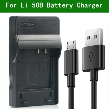 LANFULANG LI-50B LI50B Baterie (1 Pachet) și Micro USB Incarcator pentru Olympus Stylus 1010 1020 1030 9000 9010 SP-720UZ iHS XZ-10