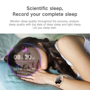 LIGE 2020 Nou cerc Complet touch screen Femei Ceas Inteligent Bărbați Impermeabil sporturi ceas Fitness monitor de ritm Cardiac Pentru Android IOS