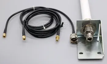 Impermeabil în aer liber VHF Antenna169mhz omni Montate pe stâlpi din Fibră de sticlă Antena Cu Cablu de Conectare