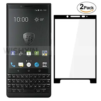 2 BUC Pentru Blackberry cheie 2 Premium din Sticla Temperata Pentru Blackberry key2 BBF100 Ecran de Film protector de Caz Pentru Blackberry cheie 2