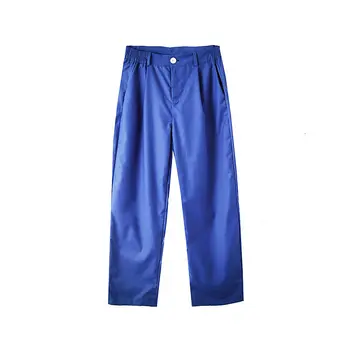 IEFB /uzura bărbați Nou albastru safir toursers design toamna moda all-meci pantaloni casual jumătate leastic talie stright pantaloni 9Y3935