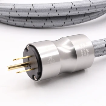 HiFi audio placat cu aur prize UE NE-versiune cablul de alimentare cablu de Alimentare