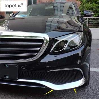 Lapetus Accesorii potrivit Pentru Mercedes Benz E-CLASS W213 2016 - 2019 Fata Cap de Bara Dungi Strip & Protector Colțul Capacului Ornamental