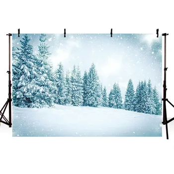Avezano Crăciun Fundal De Zăpadă Pădure Bokeh Iarna Pentru Copii, Fotografie Portret, Fundal, Fundaluri Fotografice Pentru Fotografia De Studio