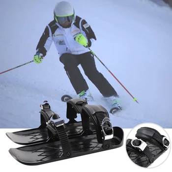 Noi 2021Mini de Schi, Patine Portabil Scurt Skiboard Patine Reglabile Pantofi pentru Zăpadă