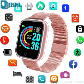 JBRL din Oțel Inoxidabil Smartwatch Femei Barbati Sport Tracker Electronice Ceas Pentru Android IOS Moda Pătrat Ceas Inteligent Ceas Ore