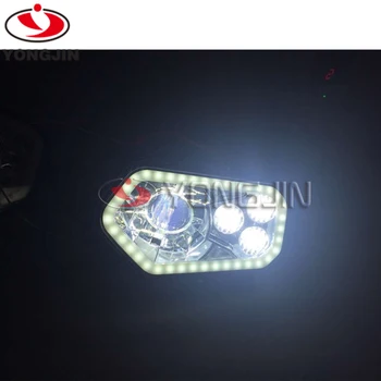 High / Low Beam Far cu LED-uri Lampa de Cap cu inel pentru POLARIS RANGER 400 500 800 500 900 2012-2013 pentru Sportsman 550