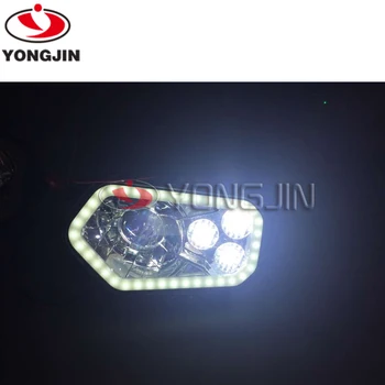 High / Low Beam Far cu LED-uri Lampa de Cap cu inel pentru POLARIS RANGER 400 500 800 500 900 2012-2013 pentru Sportsman 550