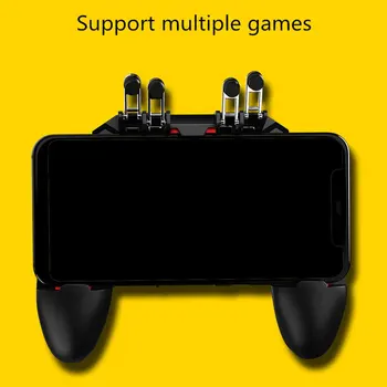 AK66 Șase Degetul All-in-one Mobile Controler de Joc Foc Cheie Buton pentru Mobil Jocul Mananca Pui de Artefacte Joc Mâner USB