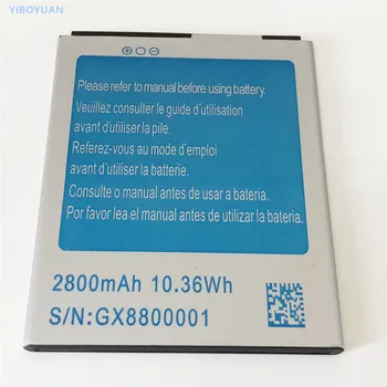 3.7 V 10.36 Wh 2800mAh S/N:GX8800001 Pentru JIAKE N900 N900W S9500 N7100 N7100W Baterie Dimensiune:74mmX58mmX3.5mm