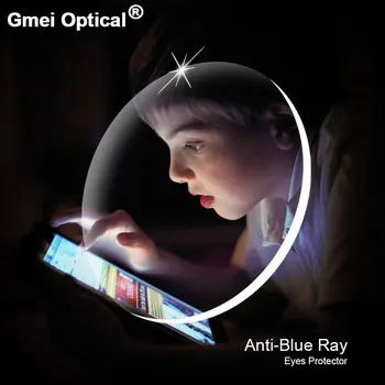 Anti-Blue Ray Obiectiv 1.61 Formă Liberă Progresivă baza de Prescriptie medicala Ochelari Lentile Optice Dincolo UV Albastru Blocker Obiectiv Pentru Protectia Ochilor