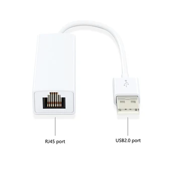 USB 2.0 Ethernet Adaptor USB2.0 Să RJ45 Rețea Lan Ethernet Adaptor de Card Pentru Windows 10/XP RD9700 AR22 Conectori