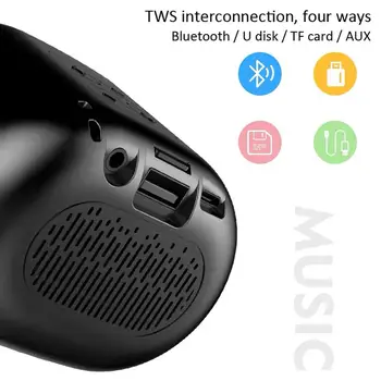 Fără fir Bluetooth Boxe Audio Mini TWS Sub Difuzor Woofer Cu Card TF HD de anulare a Zgomotului AUX MP3 Music Play Difuzor Portabil
